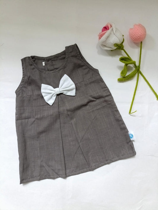 Cotton Frock - Grey
