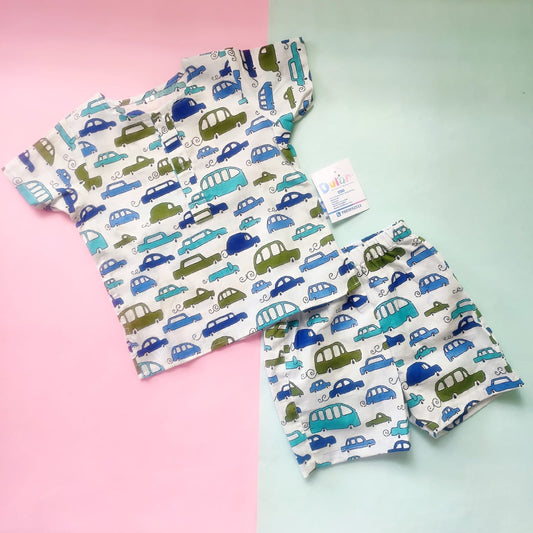 Co-ord set - Blue Car