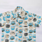 Cotton Shirt | Blue Owl