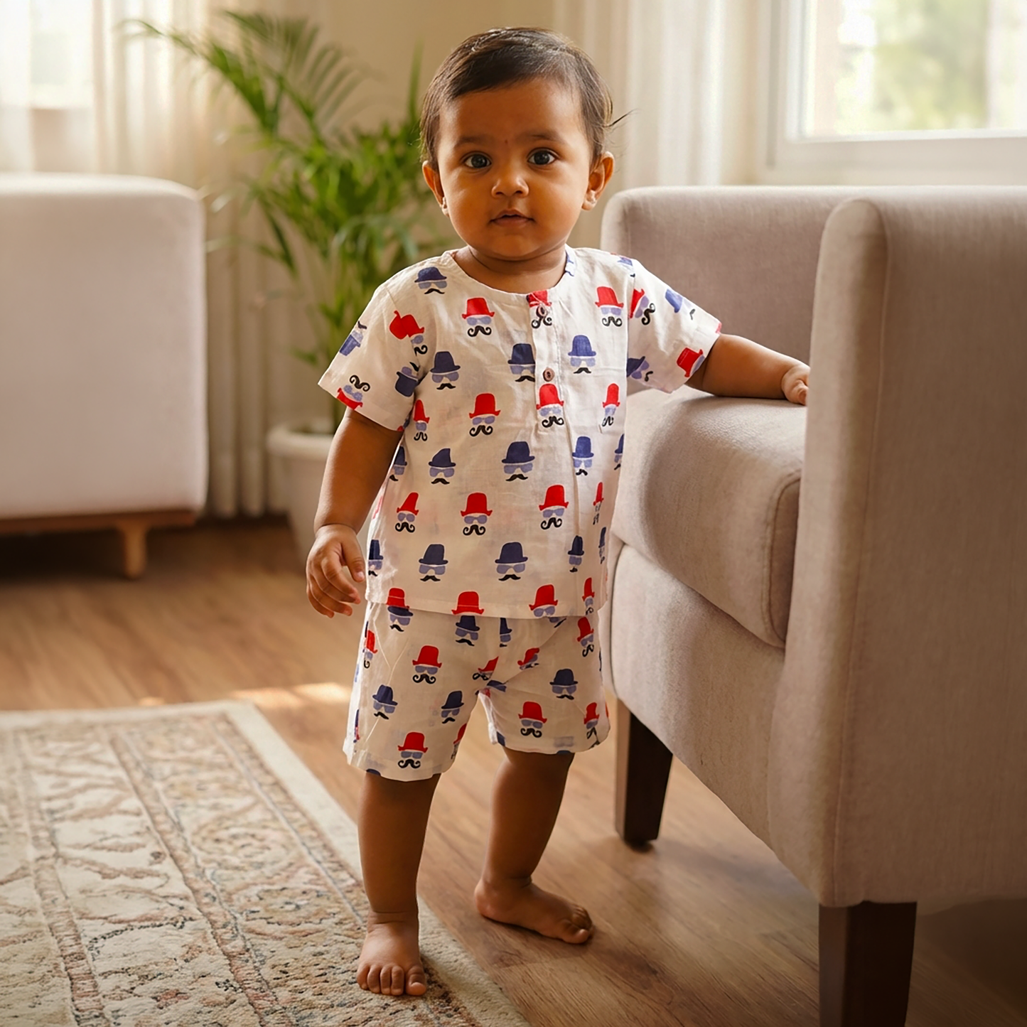 co ord set for kids | Hat