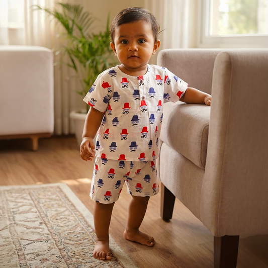 co ord set for kids | Hat