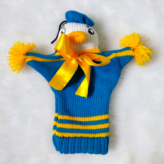 Toys, Woolen Toys, No to Plastic, Hand Puppets, Woolen Hand Puppets, Story Time, Play Time, Kids Play Time, Newborn Essentials, Cartoon Characters, Colors, Designs, Patterns, Toddler Essentials, Machine Washable, Kid-Friendly, Made in India