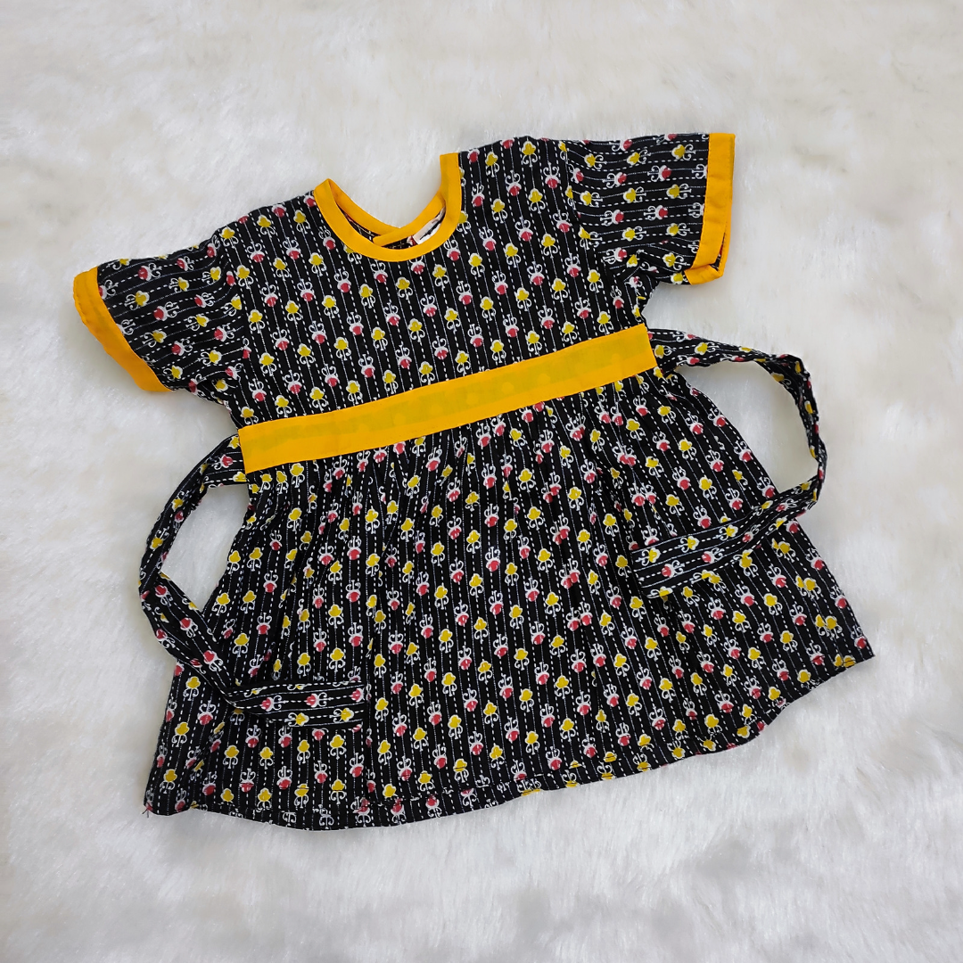 Frock, Cotton Frock, Girls Clothing, Newborn Clothing, Toddler Clothing, Half-Sleeves, Summer Season, Casual Outing, Soft Clothing, Everyday essentials, Daily wear, Colors, Designs, Patterns, Comfortable Clothing, 0-6 months kid clothes, 6-12 months kid clothes, 1-2 year kid clothes, 2-3 year kid clothes, 3-4 year kid clothes, 4-5 year kid clothes, Made in India