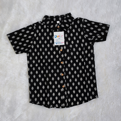 Shirt, Half Sleeve Shirt, Boys Clothing, Unisex Clothing, Newborn Clothing, Toddler Clothing, Pure Cotton, Printed, Pattern, Skin-Friendly Clothing, 6-12 months kid clothes, 1-2 year kid clothes, 2-3 year kid clothes, 3-4 year kid clothes, 4-5 year kid clothes, Daily wear, Casual wear, Outing, Occasional Clothing, Summer Essentials, Comfortable Clothing, Everyday essentials, Made in India