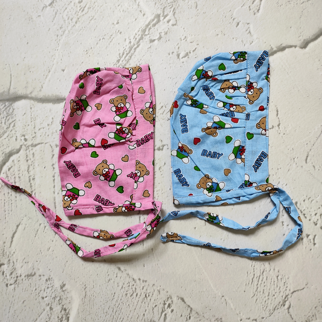 Cap, Topi, Topde, Newborn Clothing, Newborn Essentialas, Newborn Collection, Everyday essentials, Daily wear, Pure Cotton, Colors, Designs, Patterns, Comfortable Clothing, Soft Clothing, 0-6 months kid clothes, 0-3 months kid clothes, 3-6 months kid clothes, Made in India