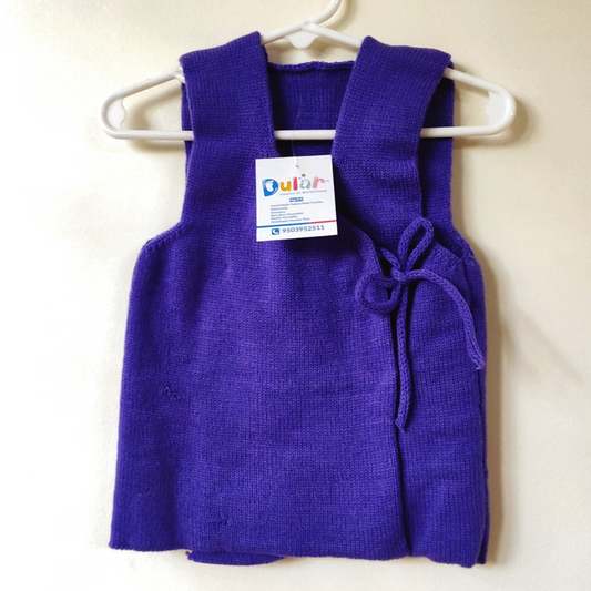 Barabandi Woolen Jacket - Purple
