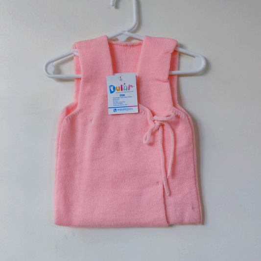 Barabandi Woolen Jacket - Baby Pink