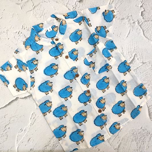 Shirt, Half Sleeve Shirt, Boys Clothing, Unisex Clothing, Newborn Clothing, Toddler Clothing, Pure Cotton, Printed, Pattern, Skin-Friendly Clothing, 6-12 months kid clothes, 1-2 year kid clothes, 2-3 year kid clothes, 3-4 year kid clothes, 4-5 year kid clothes, Daily wear, Casual wear, Outing, Occasional Clothing, Summer Essentials, Comfortable Clothing, Everyday essentials, Made in India