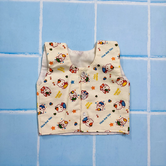 Bandi, Peti, newborn Essential, Newborn Clothing, Newborn Collection, Boys Clothing, Girls Clothing, Unisex Clothing, Pure Cotton, Colors, Designs, Patterns, Prints, Comfortable Clothing, Soft Clothing, Warm Clothing, Everyday Essentials, Daily wear, Cut Sleeves, Front Button, 0-6 months kid clothes, 0-3 months kid clothes, 3-6 months kid clothes,  Made in India