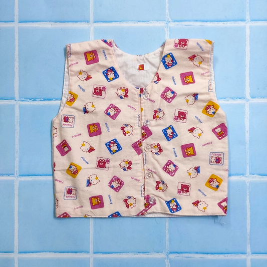 Bandi, Peti, newborn Essential, Newborn Clothing, Newborn Collection, Boys Clothing, Girls Clothing, Unisex Clothing, Pure Cotton, Colors, Designs, Patterns, Prints, Comfortable Clothing, Soft Clothing, Warm Clothing, Everyday Essentials, Daily wear, Cut Sleeves, Front Button, 0-6 months kid clothes, 0-3 months kid clothes, 3-6 months kid clothes,  Made in India